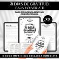 Diario 31 Días de Gratitud para volver a ti + Regalos